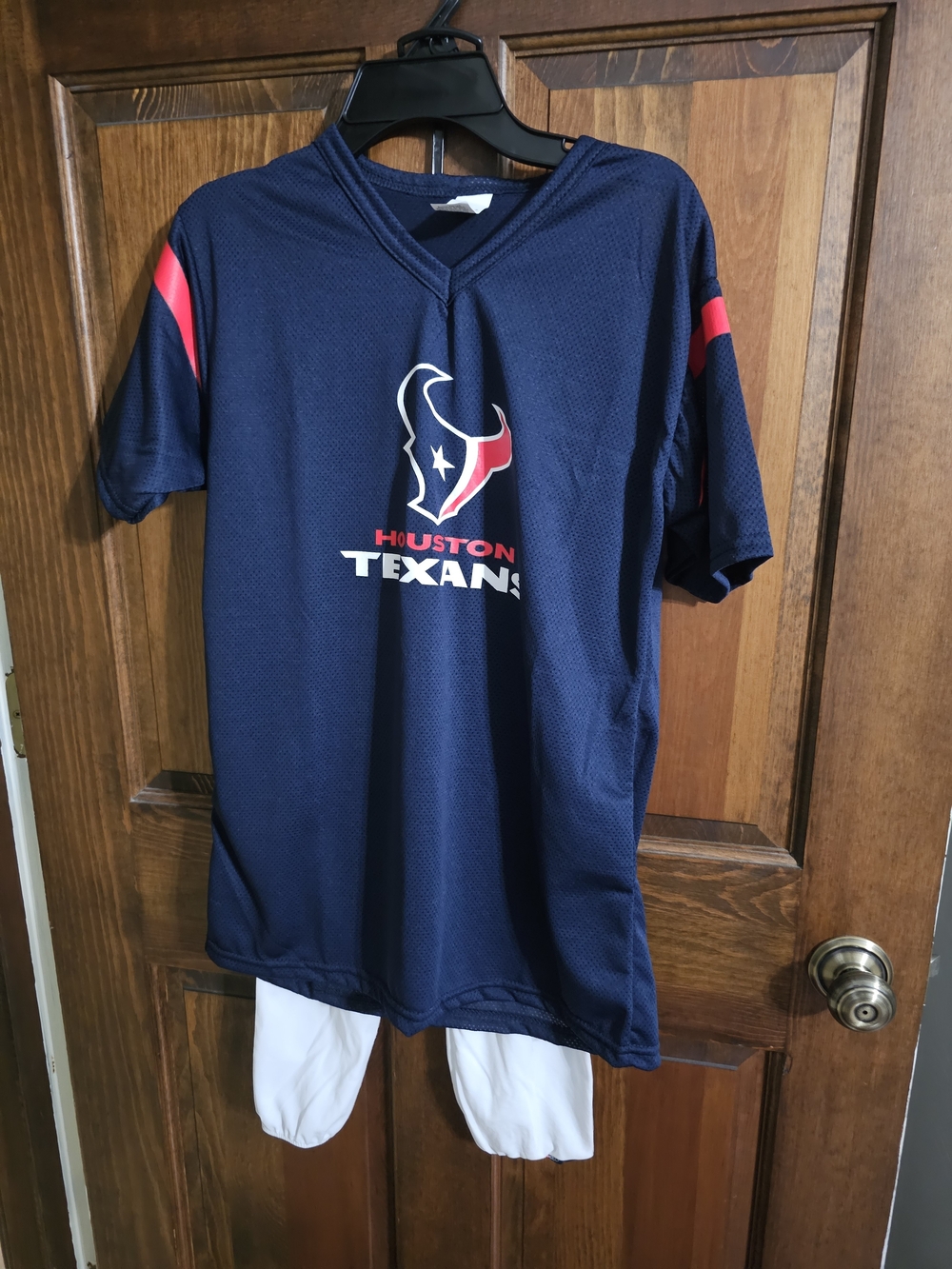 Kids Football Costume Houston Texans Navy  Size Large
